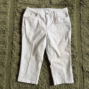 d.jeans White denim Capris